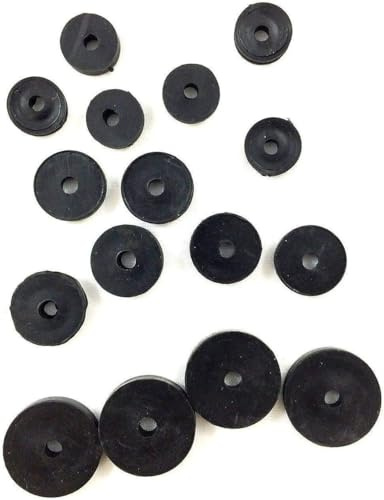 TB1Product 13 Tap Washers Assorted Sizes – 3/8, 1/2, 3/4 – Rubber Washers for Bathroom, Kitchen, Garden, Outdoor Taps & Plumbing Repairs