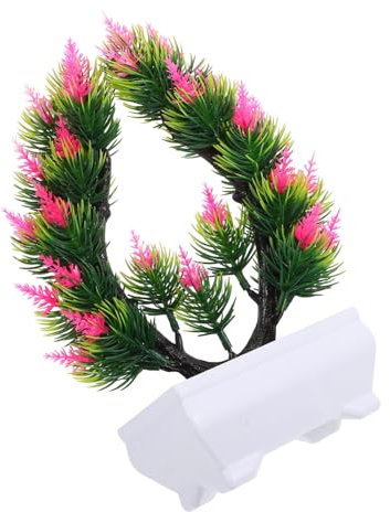 VICASKY 2stücke Realistische Künstliche Bonsaibäume Künstliche Pflanzen Im Topf Für Heimdekoration Naturgetreue Blumen-bonsai-bäume Topfpflanzen