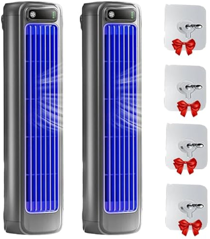Condizionatore portatile Migilife Cooling Ace, condizionatore d'aria portatile Migilife Cooling Ace, tre velocità del vento, ricarica USB (grigio* 2)