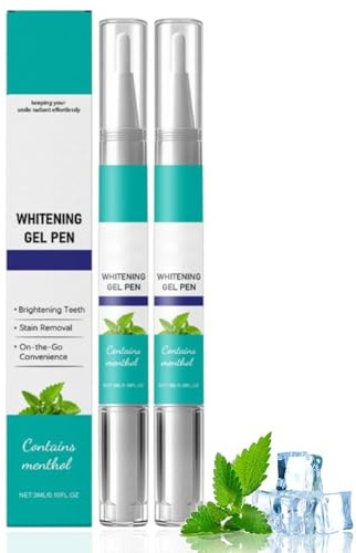 Zahnaufhellung Stift Bleaching Zähne, Teeth Whitening Pen, Zahnweiss Bleaching Anwendungen, Schnelles Zähne Aufhellen Effektiv Flecken Entfernen, Zahnweiss Stift mit Minzgeschmack (2)