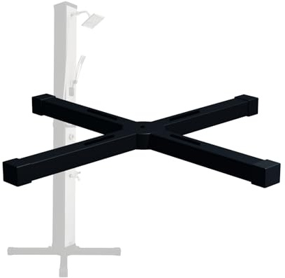 Mauk® Standfuß für Solarduschen | Universeller Duschsockel ohne Bohren, flexibel aufstellbar, kompatibel bis 29 cm Fußbreite, robuste Basis für Garten-, Pool- & Campingduschen