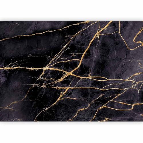 murando - Papier peint panoramique artistique 450x315 cm - Revêtement mural décoration chambre salon - Design moderne - Jaune gris beige vert - Texture de fond en marbre de pierre f-C-0456-a-a