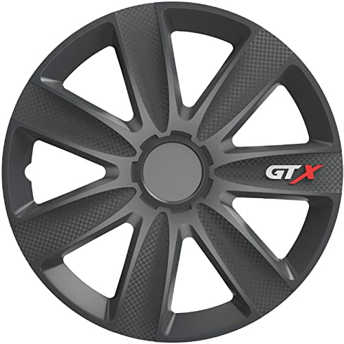 Zentimex SET Z480686 Radkappen Satz (4Stück) + Handschuhe 17 Zoll GTX carbon grau