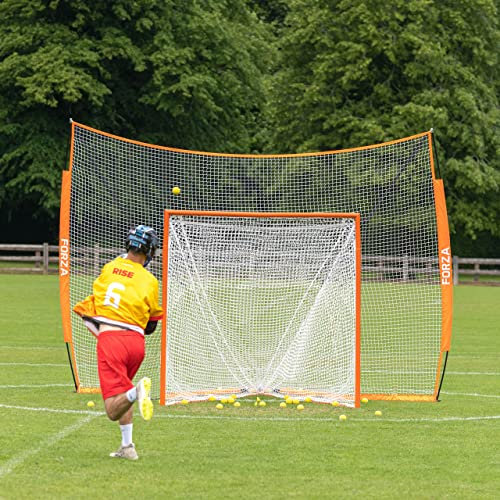 FORZA Lacrosse Pop-Up Backstop - Lacrosse Training Net | Backstop Lacrosse Net | Lacrosse Ball Stop Net | Rebound Net | Lacrosse Training Equipment (Lacrosse Backstop Only)