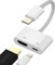 Adattatore Lightning HDMI (2 in 1), caricatore rapido su jack AV digitale Apple MFI, certificato TV, connettore di ricarica per iPhone 14, 13, 12, 11, Pro Max Mini 7, 8 Plus X Xs Xr Se Ipad Air 2019