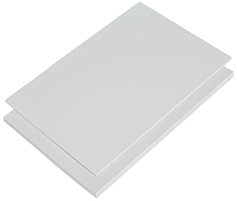 Pannello in PVC rigido taglio su misura in diverse misure | BIANCO | Resistente ai raggi UV | DIVERSI SPESSORI | QUALITÀ TOP | (4mm Bianco, 2 pezzi | 20 x 30cm)…