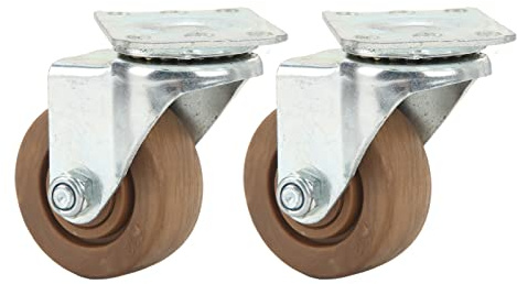 Ruedas para Carro, Ruedas para Silla de 2 Piezas, Ruedas de Repuesto, Ruedas Flexibles de Nailon, Ruedas para Carro con Ruedas de Alta Temperatura para Muebles de Oficina y