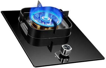 BZJPRFC Cuisinière À Gaz, Cuisinière À Gaz Intégrée, Cuisinière À Flamme Féroce À Neuf Chambres De 5,2 KW, Conversion Gaz/gaz LP, avec Protection Contre Les Flammes, for Les Cuisines Domestiques(LPG)