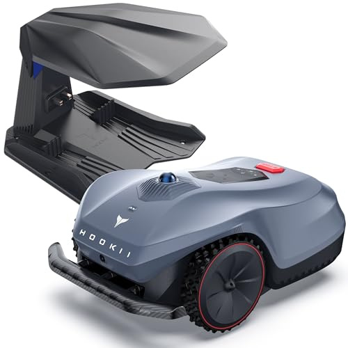 HOOKII Neomow X SE Mähroboter ohne Begrenzungskabel, bis 3000㎡, 3D LiDAR SLAM+Vision Fusion Kartierung, Keine RTK-Station Erforderlich, mit 4G Modul und GPS, Schnitthöhe 30-85 mm, 45% Steigung, Leise