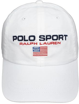 Ralph Lauren Sport Cap Hat Baseball Weiß White One Size