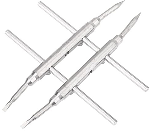 Yechiry Herramienta de Reparación de Llave Inglesa para Lentes de Cámara para Mantenimiento Profesional de DSLR, Diseño de Doble Cabeza de Acero Inoxidable para Tornillos de Fijación, con Llave