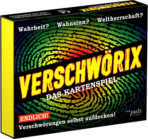 puls entertainment VERSCHWÖRIX - Verschwörungen endlich selbst aufdecken! Das spannende Kartenspiel.