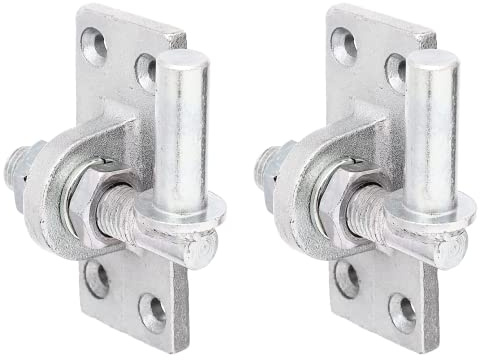 Alberts 318345 Kloben zum Anschrauben | verstellbar um 20 mm | galvanisch verzinkt, dickschichtpassiviert | Dornmaß Ø16 mm | Platte 105 x 45 mm | 2er Set