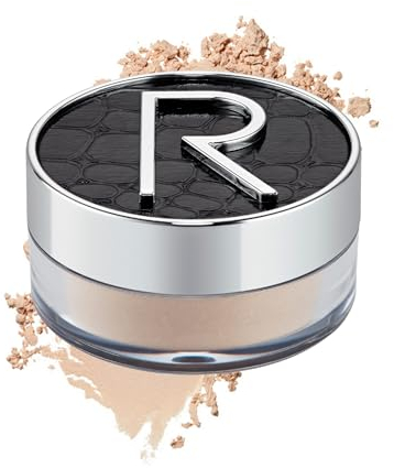 Rodial Glass Powder Deluxe 5.5g, Hautperfektionierender loser Gesichtspuder, cremige Formel für einen natürlich leuchtenden Glanz, Finishing Powder für ein makelloses Hautbild, Setting Powder