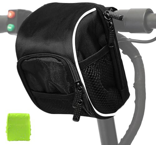 ADNEWX Fahrrad Lenkertaschen, 1,5L Fahrradtasche Lenker mit Regenhülle Fahrradkorb für Mountainbikes Rennräder E-Bikes