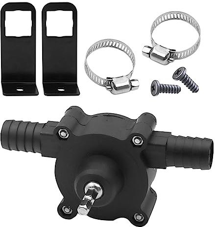 LeGDOr Outil de Jardin extérieur, Petite Pompe à Eau Domestique légère pour perceuse à Main, Vitesse de pompage Rapide, Pompe de Forage Auto-amorçante pour Jardin d'eau et d'huile