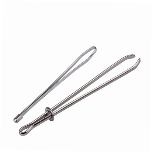 NUOBESTY 2 STK nähnadeln einfädler elastisches Seil einfädler nähen knopfschließer wiremag Puller nähen zubehör Werkzeug flexibel Stickgarn Seil Jacke mit Hut Kordelzug