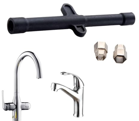 Wasserhahn-Steckschlüssel,9–12 mm Wasserhahn- und Waschbecken-Montage-Multifunktionswerkzeug | Flume-Schraubenschlüssel, Sanitärschlüssel, Wasserhahn- und Spülbecken-Installer, multifunktionales