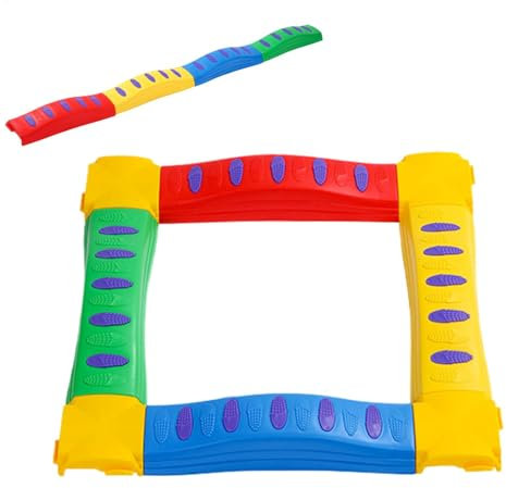 Hobngmuc Schwebebalken für Kinder,Schwebebalken für Kleinkinder, Sensorische Spielgeräte für den Innenbereich, Kinder-Schwebebalken-Trittsteine für Kleinkinder, rutschfest, strukturiert, fördern die