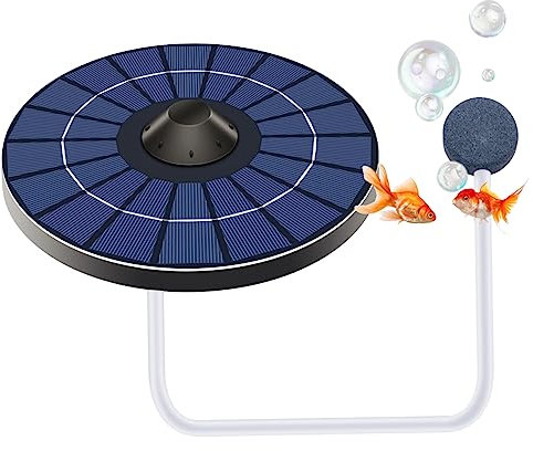 Pompa aeratore solare per laghetto Aeratore per laghetto galleggiante solare per acquari Ossigenatore Pompa ad aria per laghetti per fornitura di stagni Ossigenatore galleggiante solare Ossigenatore