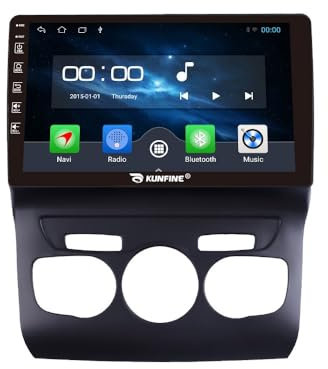 Quad Core 4G+64G Car CarPlay Android Auto 10 IPS Display Navigation Stereoanlage Touchscreen Haupteinheit Pad Tablet Rückfahrkamera GPS Radio Media Player für Citroen C4L 2010-2018