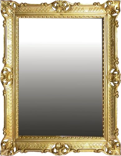 Lnxp Spiegel Spiegel Großes Gold Gold Rahmen Barock Fake Vintage cm 90 x 70 cm