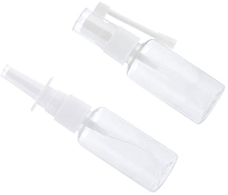 Flacons Pulvérisateurs Nasaux Bébé 2 Pièces 30ml en Pet | Opération Simple et Sûre, pour Nez et Cavité Nasale, Format Compact Pratique