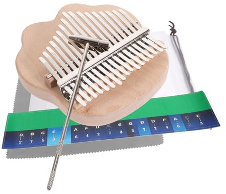 MUELODSIC Tasten Kalimba Daumenklavier für Erwachsene und Anfänger Tragbares Fingerklavier mit Klarem Hellem Klang Kompakt und Leicht Geeignet als für Musikalische Unterhaltung