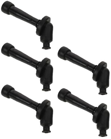 LALADEFIEE Lot de 5 Capuchons de Bougies D’Allumage Clignotants Haute Performance pour Motos Tout-Usage Quads et Scooters Résistants à la Chaleur Compatibles Multis Modèles Accessoires