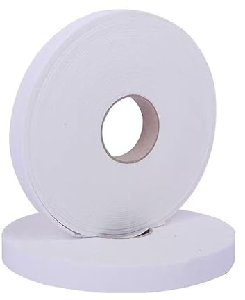 Cinta ignífuga de fibra cerámica de alta temperatura - Junta aislante, 20 m de longitud, varios anchos disponibles(10mmx3mmx20m)