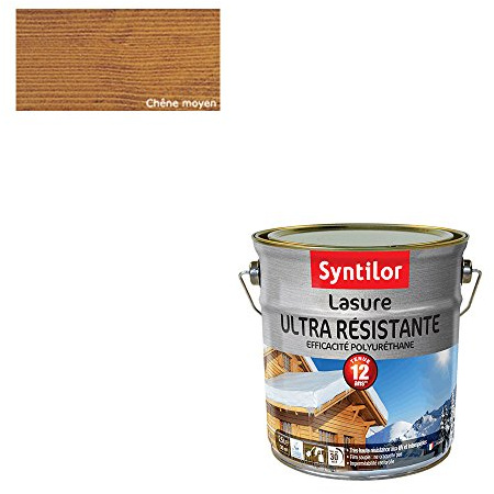 Lasure Ultra Résistante 12 Ans Chêne Moyen Satiné 2,5L