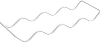 Metaltex Porta MAX. 10 Bottiglie, Bianco, 11x32x3 cm