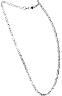 FILANGO Halskette 925er Silber Königskette rhodiniert/vergoldet - Goldfarben, Silberfarben