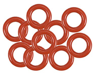 sourcing map 10 Stück O Ringe 7mmx4mmx1,5mm Dichtungsringe Rund Gummi Dichtung O Ring Seals Unterlegscheibe für Wasserhahn Spülventile Waschbecken Duschablauf Hydraulik Rohrschlauch