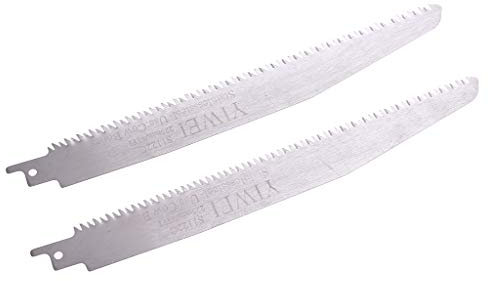 Tangpingsi Hoja de sierra sable S1122C de acero inoxidable, para cortar carne de hueso, madera y metal