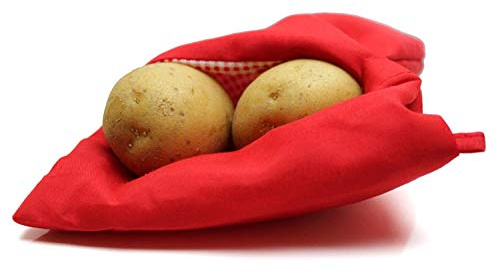 LEOFLA Kartoffelkochbeutel aus der Mikrowelle, wiederverwendbar, ideal für Diätbeutel