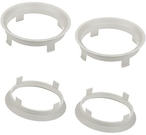 LST 4x Zentrierringe Distanzringe für Alufelgen Ø 56,6 mm - Ø 60,1 mm Schwarz