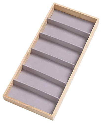 Brillenbox Für 6 Fächer, Brillendisplay Brillenorganizer, Brillenkoffer Brillenaufbewahrung, Eye Glass Organizer Tablett Aus , Stapelbarer Boxhalter, Für Sonnenbrillen Lesebrillen, Schmuckzubehör