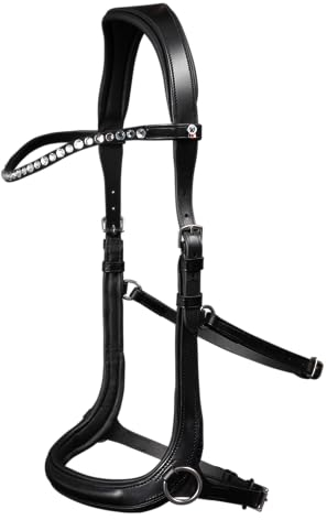 WALDHAUSEN Trensenzaum X-Line Gebisslos Sensation, WB, schwarz