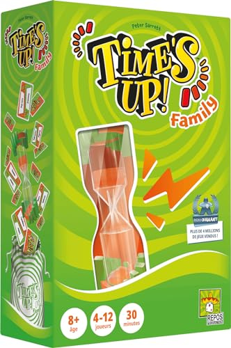 Asmodee - Time’S UP! Family avec Sablier Géant – Jeu de Société Famille
