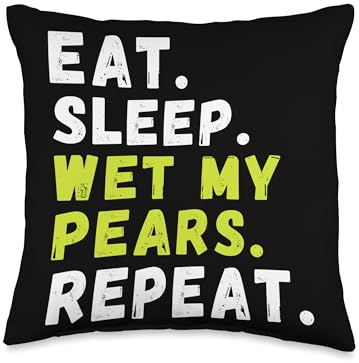 Pear Tree Arborist Home Orchard Gardening Gear Homegrown Pear Cultivation Orchard Hobbyist Throw Pillow, 16x16, Multicolor