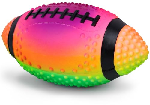 AMOR PRESENT Pool Beach Football, 9 Inches Inflatable Footballs Waterproof Football Strong Grip Fun Pool Toys, for Kids Ages 8-12, Boys Gift, Swimming Balls Sports, Birthday Gifts, Pet Training Toy