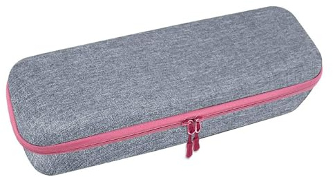 Valise de voyage rigide et légère en EVA, compatible avec un sèche-cheveux en une étape, une brosse volumisante et un sac de brosse à air chaud (gris), gris, 38.5*13*10.5, Tendance