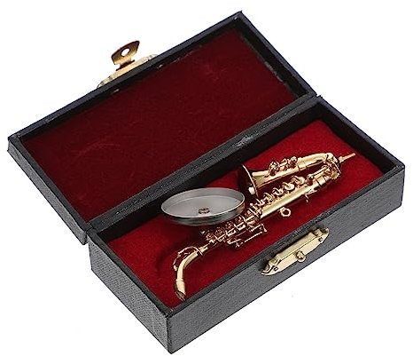 BCOATH Mini Instrument Schmuck Desktop Saxophon Foto Prop Saxophon Ornament Für Wohnkultur