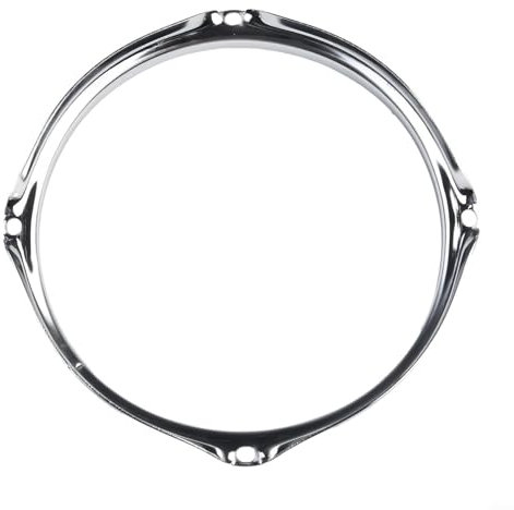 Drum Hoop Felgenschutz, Zinklegierung Drum Hoop Ring Felge, kompatibel mit Snare Drums (8 Zoll)