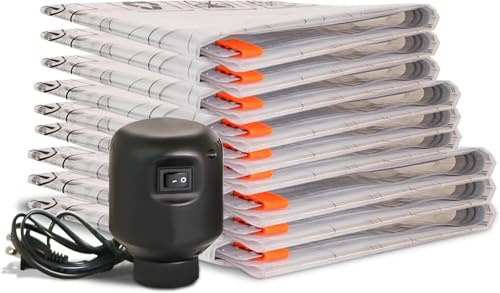 Wevac 9er Set Vakuumierbeutel Kleidung (3 Jumbo, 3 Groß, 3 Mittel) mit Elektrischer Luftpumpe, Wiederverwendbar Vakuumbeutel Reise Ideal für Kleidung, Deckenkompression und Reisen