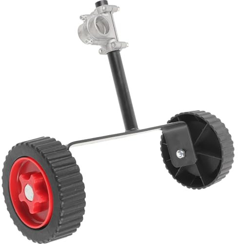 Supvox Ersatz-stützrad Rasenmäher Stahl Gummi Multifunktionales Ersatzrad Für Gartenwagen Und Rasentraktor Einfache Montage Robuste Langlebige Unterstützung