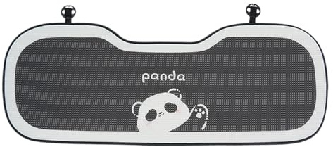 Cojín para reposacabezas de coche, cojín de espuma para el cuello del coche, portátil, de dibujos animados, panda, suave, cómodo cojín para el descanso para viajes por carretera y viajes diarios