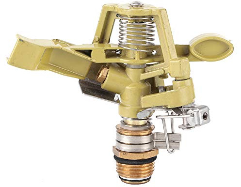Yinhing Tête D'arrosage, Fil Masculin G1 / 2 Allait Sprinkler Sprinkler Rotation Sprayer Buseur pour Irrigation de Pelouse de Jardin à 360 Degrés
