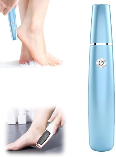 Rapeuse Pieds électrique, 2025 Rapeuse Ponceuse Pieds Electrique, Rechargeables de Râpe Electrique Pieds pour Talons Fissurés, Callosités, Bleu